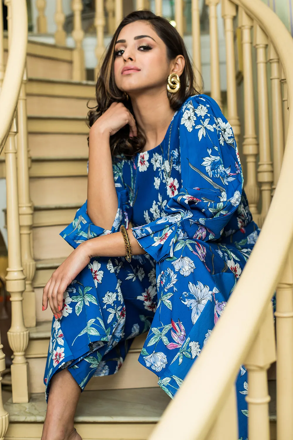Vibrant Floral Print Co-ord Set