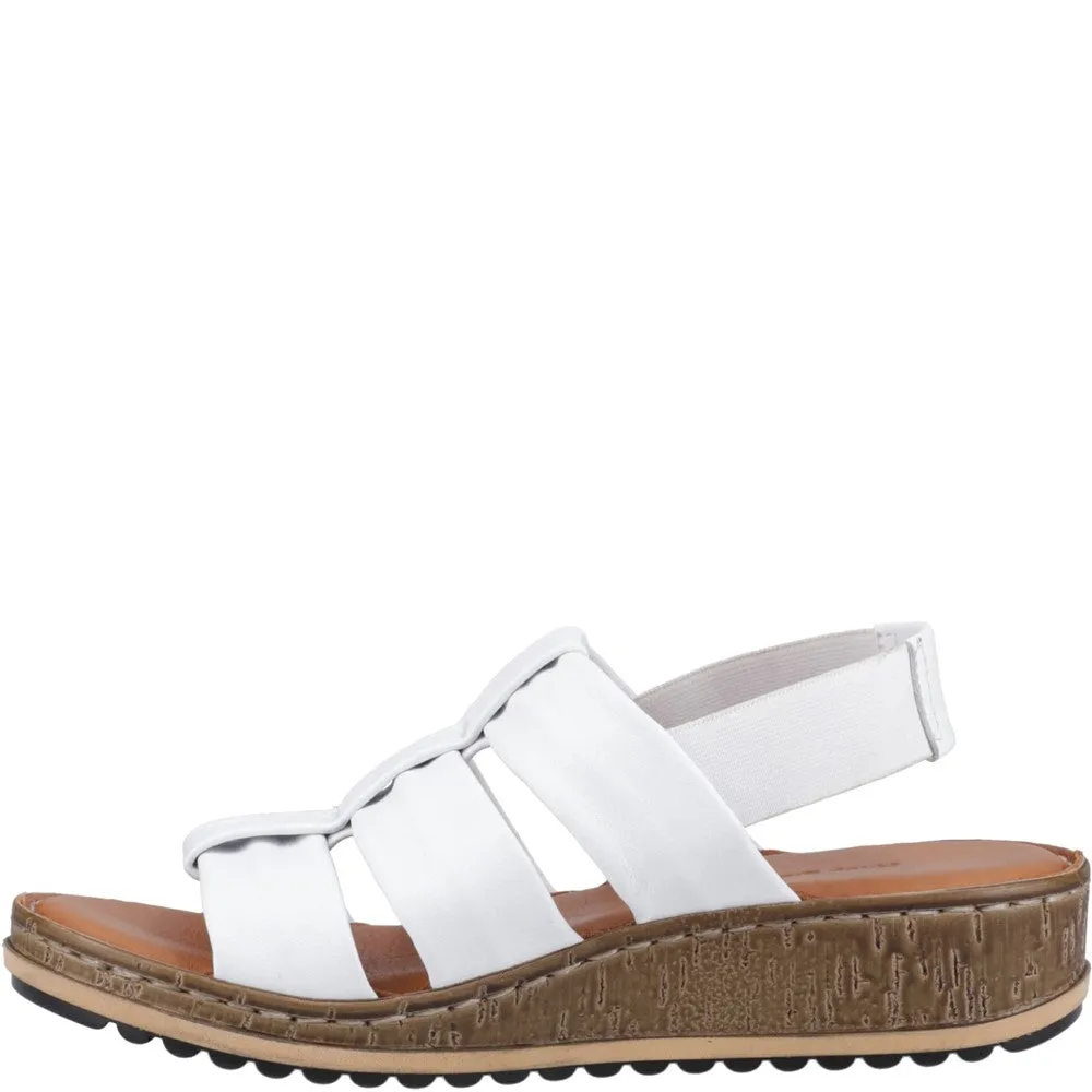 White Eden Wide Fit Sandals
